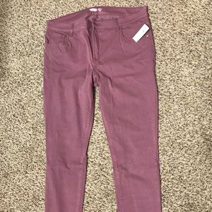 NWT OLD NAVY Jeans Rockstar 16 purple lavender